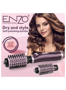 ENZO Dry & Style Hot Air Brush for Hair Drying and Styling