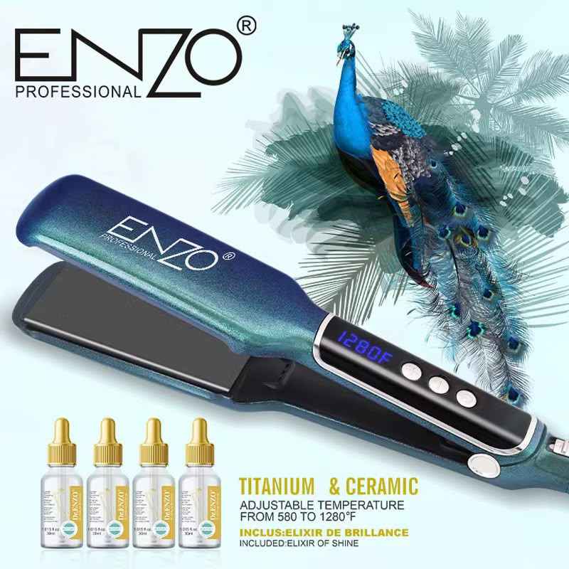 ENZO Peacock Blue Hair Straightener