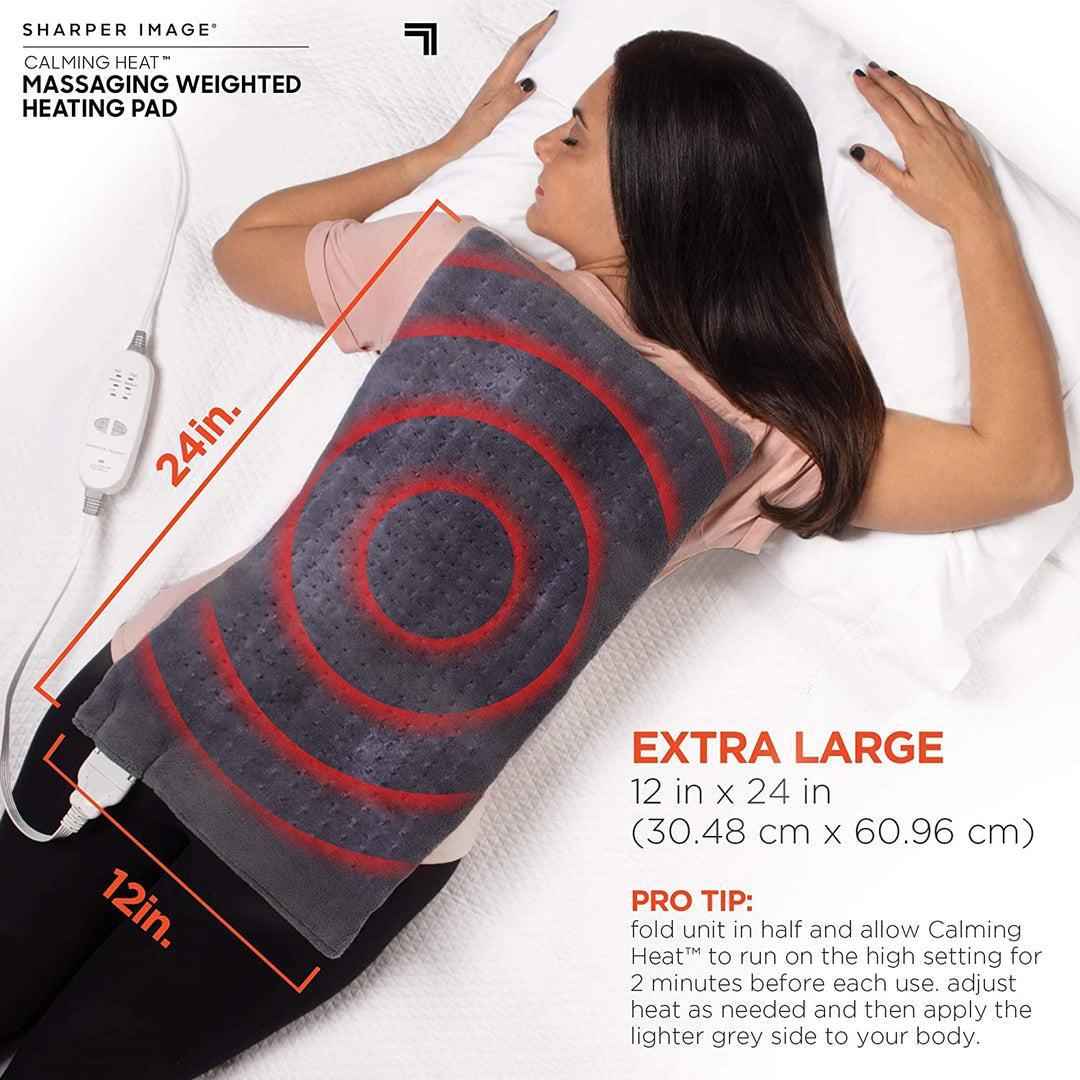 Weighted Heating Massage Pad for Relaxation
