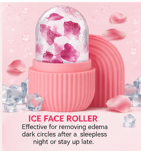 Face Glow Ice Roller - Cooling Facial Massager