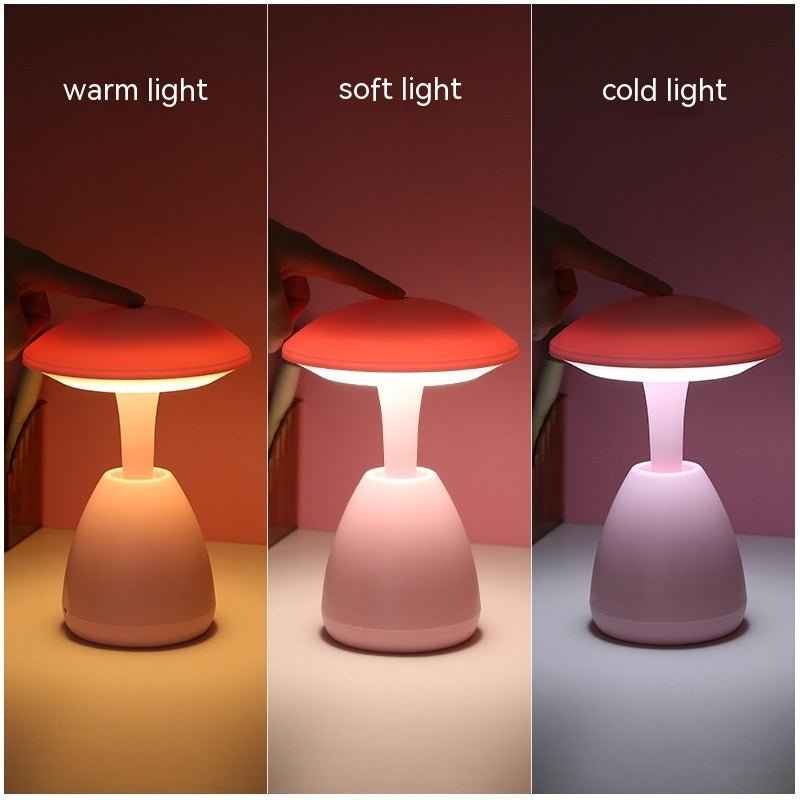 مصباح ليلي على شكل فطر LED