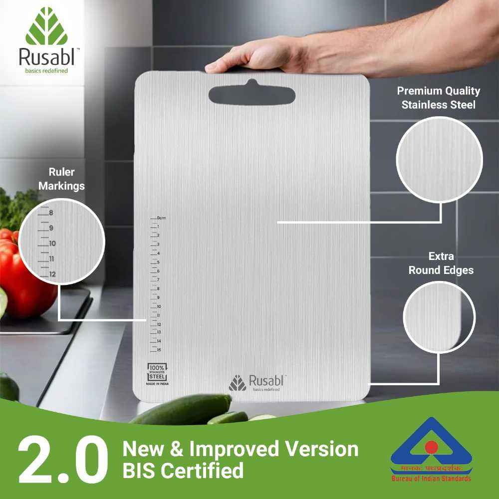 Stainless Steel Chopping Board for Kitchen