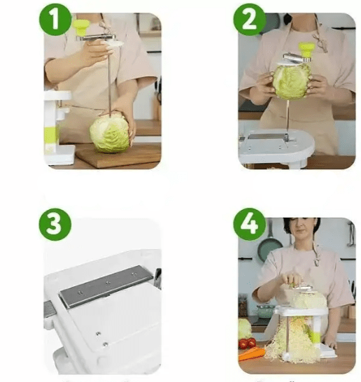 3-Blade Cabbage Shredder - Majlismart