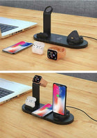 3-in-1 Multi-Function Wireless Charging Stand – Phone, Watch & Earbuds 1