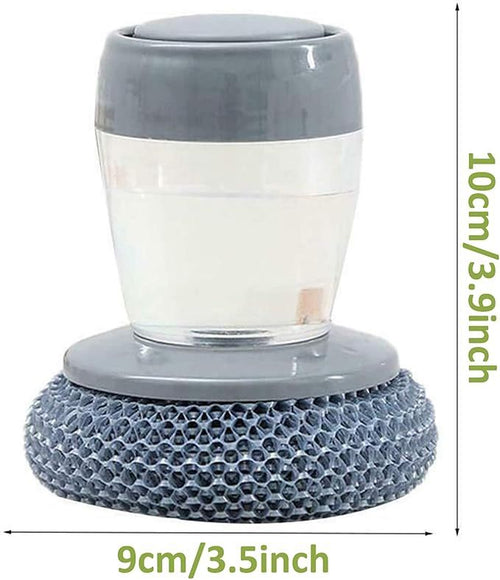 Kitchen Pot Scrub Brush with Handle