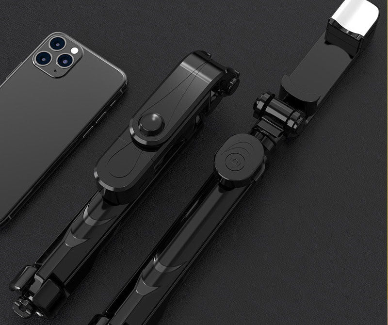 عصا سيلفي بلوتوث XT02 مع حامل ثلاثي القوائم – حامل هاتف قابل للتمديد