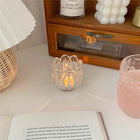Glass Tulip Candle Holder 2