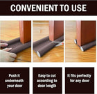 Door Draft Stopper Seal – PVC, Waterproof, Insulating Door Gap Guard 4