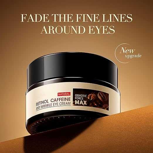 SADOER Retinol Caffeine Anti-Wrinkle Eye Cream – Dark Circle & Puffiness Reducer