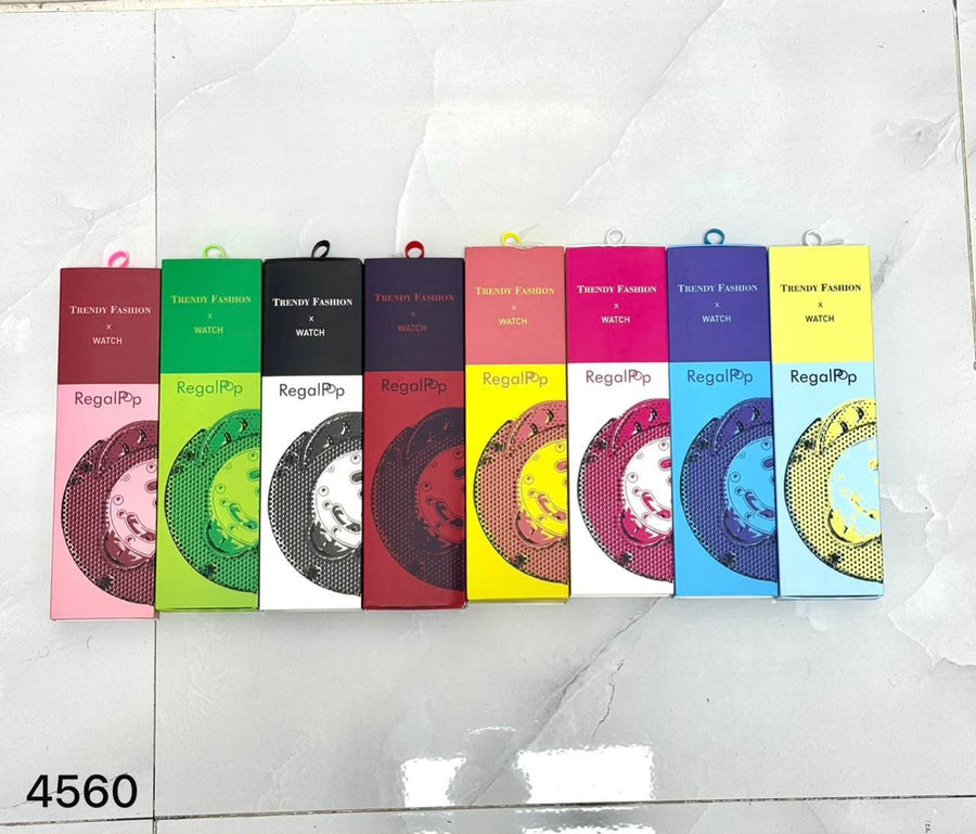 RegalPop Trendy Fashion Watch | Stylish Colorful Wristwatch