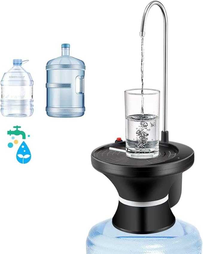 Automatic Electric Drinking Water Bottle Pump – USB Rechargeable Dispenser