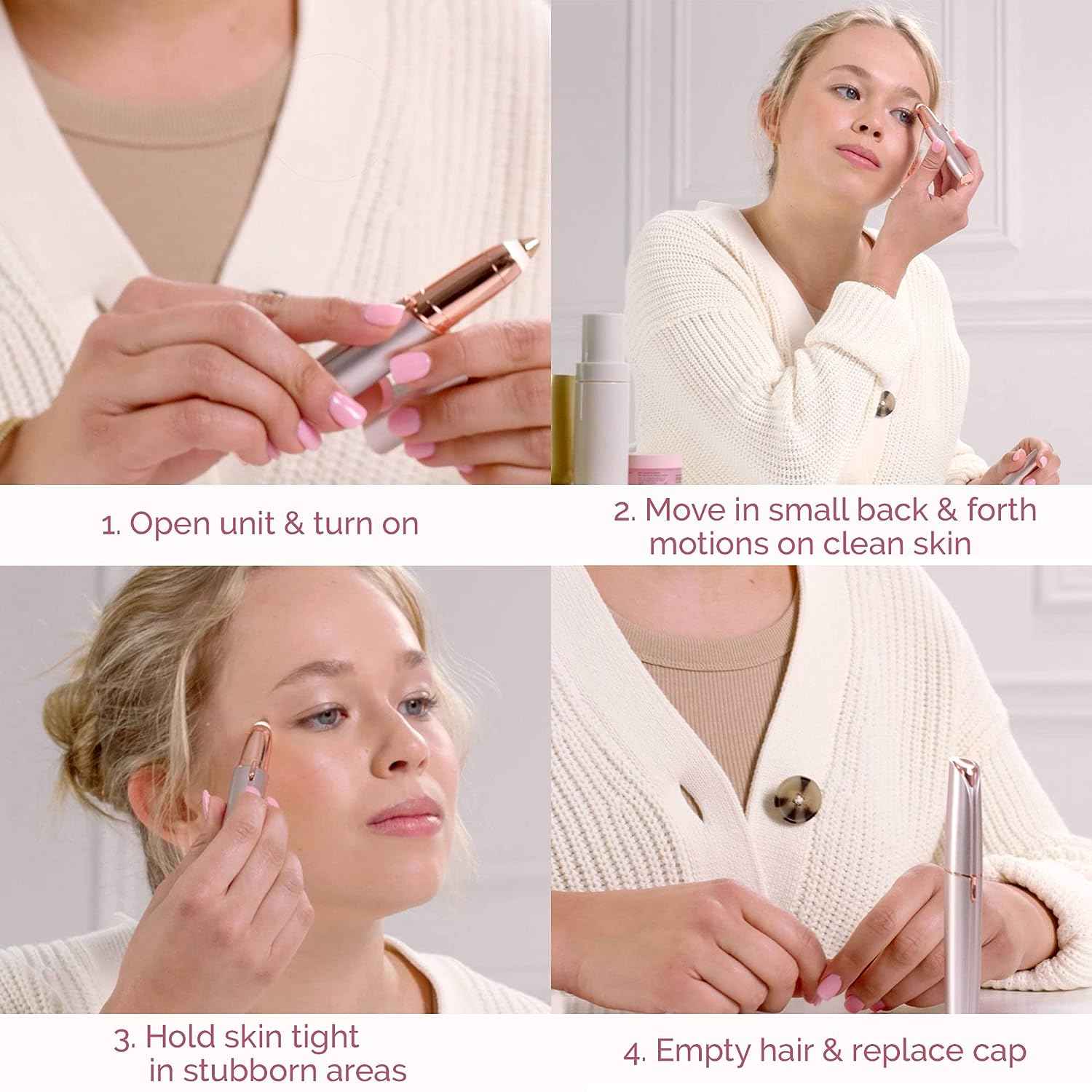 Flawless Brows Electric Eyebrow &amp; Facial Hair Remover