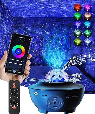 Galaxy Ocean Light Projector with App & Remote Control