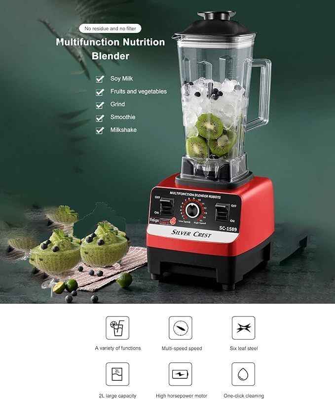 Electric Mixer Silver Crest with Meat Grinder