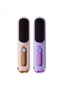 Portable Cordless Hair Straightener Brush