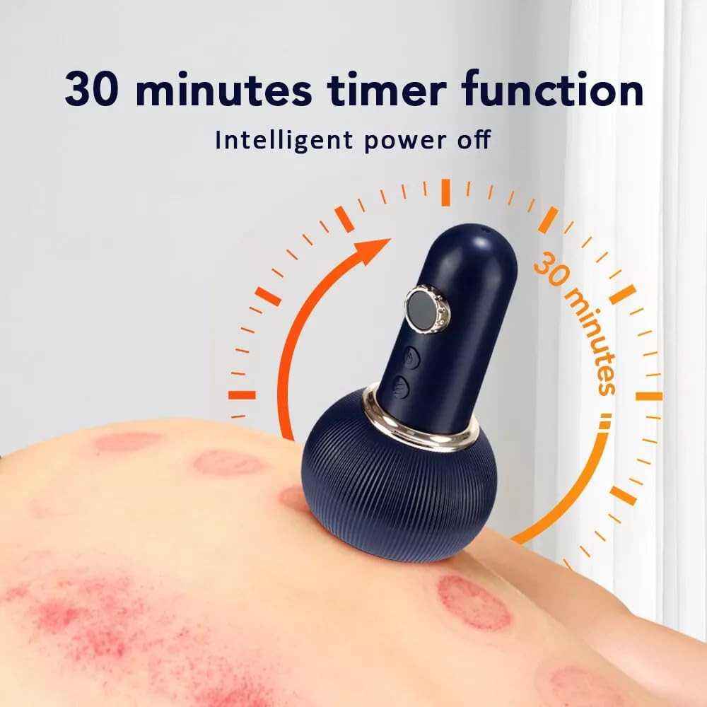 Smart Electric Vacuum Suction Scraping Therapy Massager – Cupping & Gua Sha