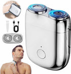 Mini Dual-Head Electric Shaver – Compact Portable Men's Grooming 1