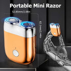 Mini Dual-Head Electric Shaver – Compact Portable Men's Grooming 3