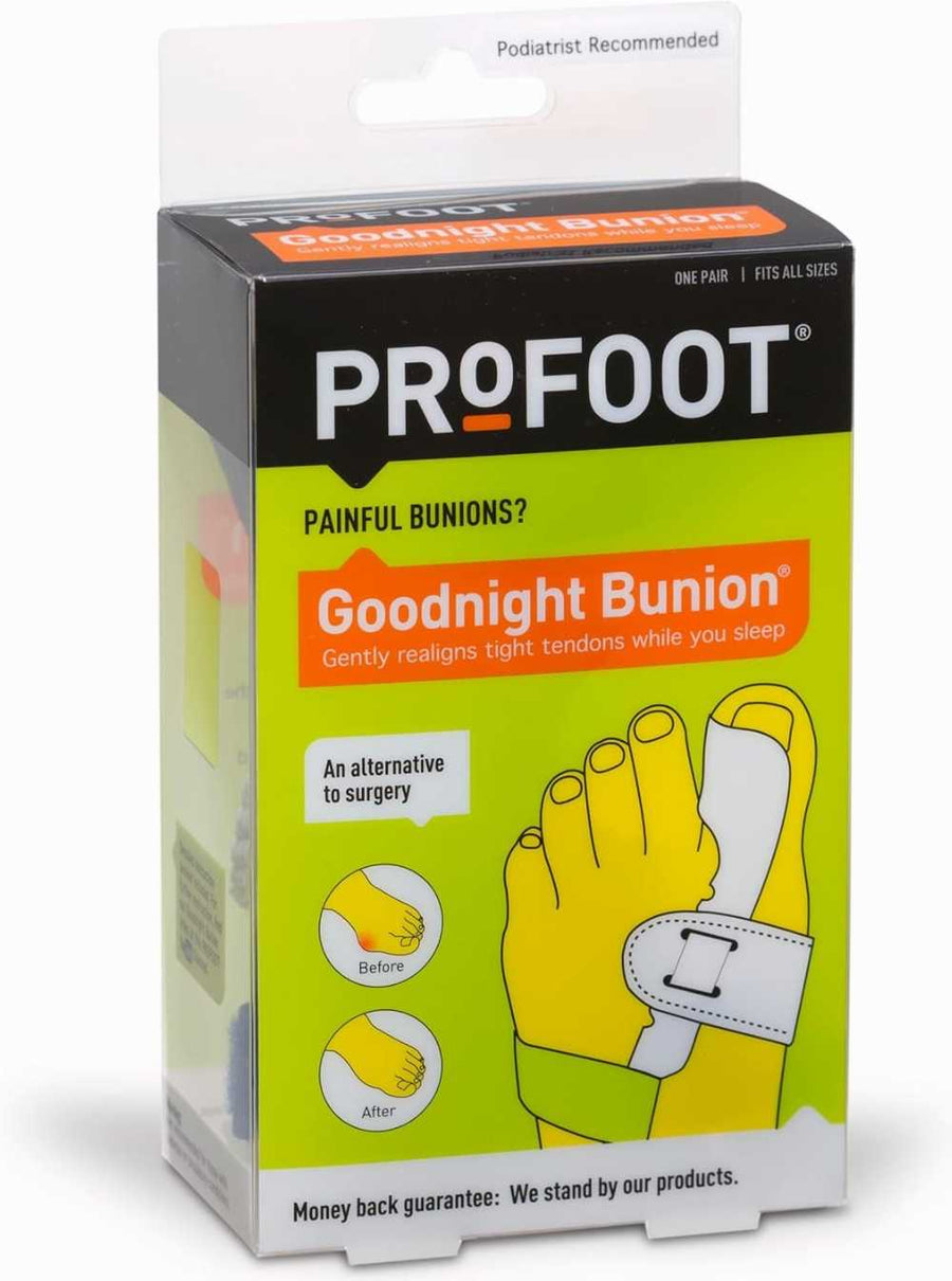 Profoot Goodnight Bunion Corrector – 1 Pair, Overnight Relief