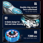 Mini Dual-Head Electric Shaver – Compact Portable Men's Grooming 6