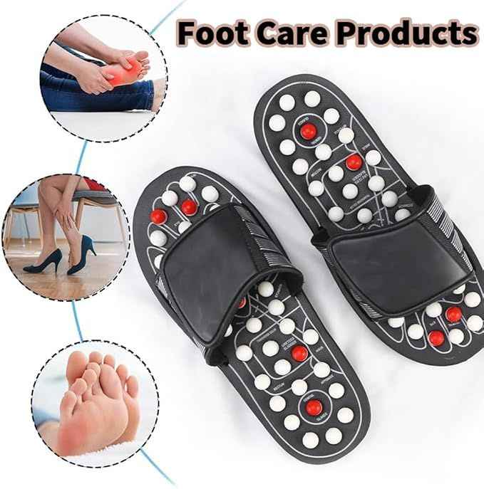 Rotating Acupressure Massage Slippers