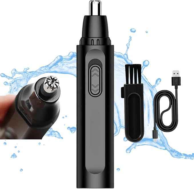 Nose, Ear & Facial Hair Trimmer – Multi-Attachment Grooming Tool