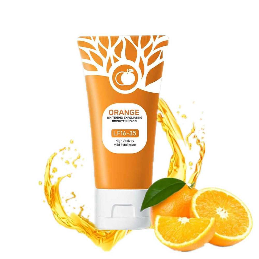 Pack of 2 Orange Exfoliating Gel for Face & Body – Deep Cleanse Duo