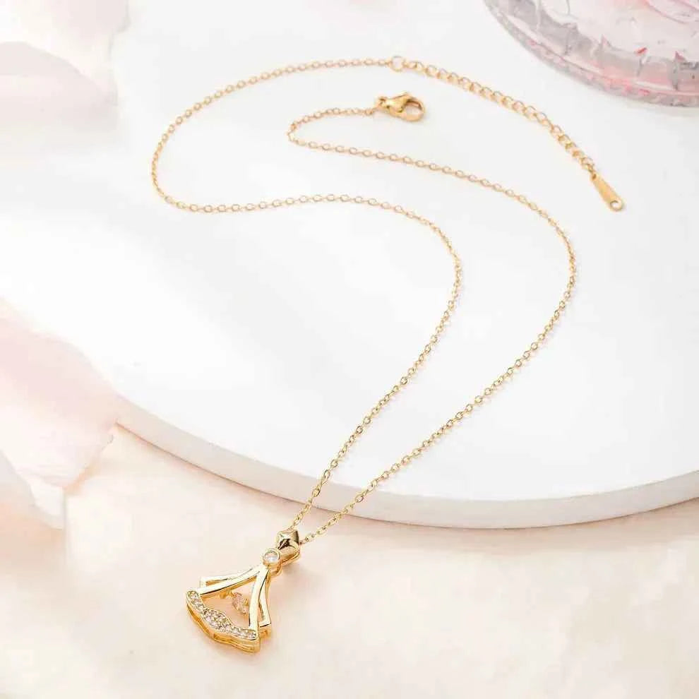 Rhinestone Pendant Necklace – Elegant Sparkling Jewellery