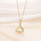 Rhinestone Pendant Necklace 2