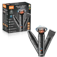 Raf 3 In 1 Rechargeable Shaver With Floating Magnetic Blade