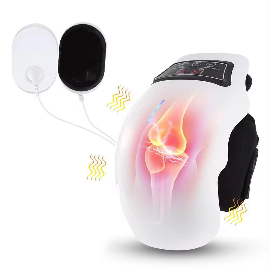 Electric Knee Massager with Heat & Vibration | Wearable Smart Knee Pain Relief Device