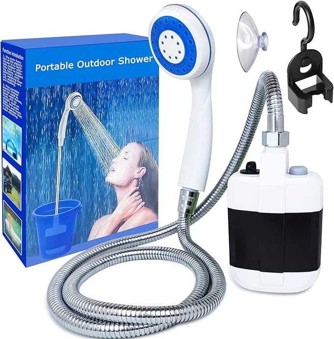 Portable Camping Shower – Rechargeable Electric Pump Outdoor Shower
