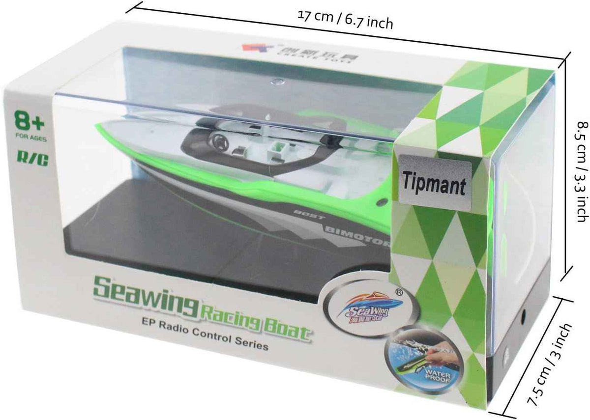 Mini Remote-Control Speedboat Water Toy for Kids