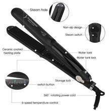 Professional Hair Straightener Flat Iron | Fast Heating Ceramic Plates | مكواة تمليس الشعر الاحترافية