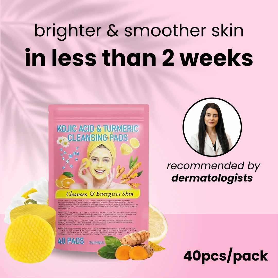Turmeric & Kojic Acid Brightening Pads – Dark Spot & Hyperpigmentation Correction