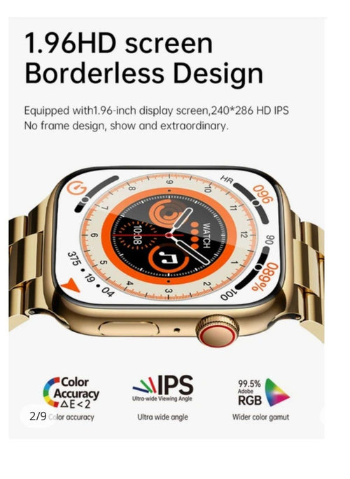 X99 Ultra Max Smart Watch for Compatible Smartphones